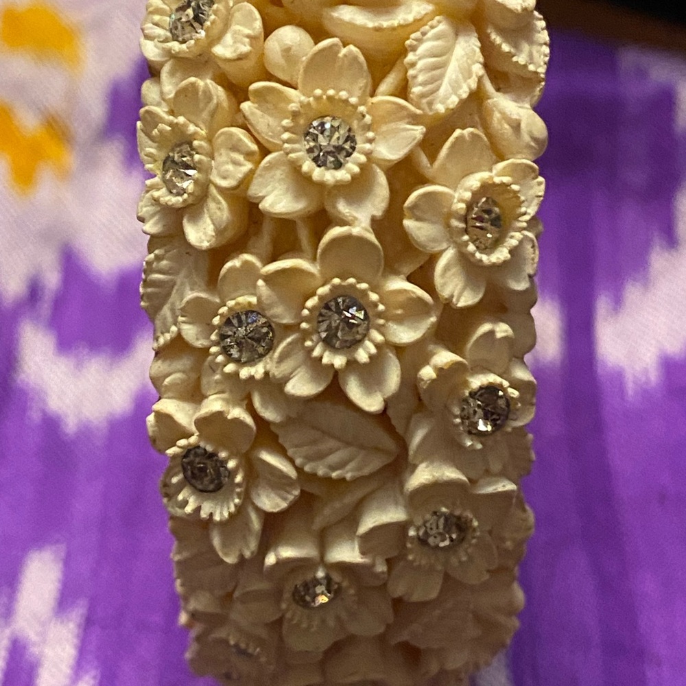 Carved Celluloid Bangle
